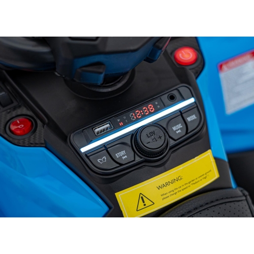 Quad na akumulator dla dzieci Can Am Outlander ATV z pilotem Niebieski DK-CA005.2.4GHZ